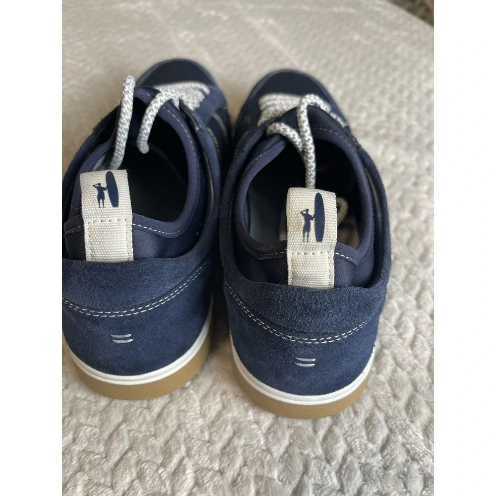 Johnnie-O Mens Navy Blue Surfside Tennis Shoes‎ Size 10 M